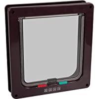 Karlie 507511 Puerta Gato 4-Way- Marrón